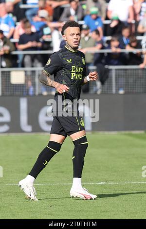 Zwolle, Niederlande. Oktober 2023. Quilindschy Hartman aus Feyenoord während des niederländischen Eredivisie-Spiels zwischen PEC Zwolle und Feyenoord am 8. Oktober 2023 in Zwolle, Niederlande Credit: Orange Pics BV/Alamy Live News Stockfoto