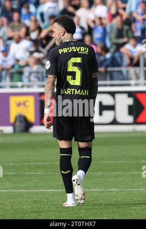 Zwolle, Niederlande. Oktober 2023. Quilindschy Hartman aus Feyenoord während des niederländischen Eredivisie-Spiels zwischen PEC Zwolle und Feyenoord am 8. Oktober 2023 in Zwolle, Niederlande Credit: Orange Pics BV/Alamy Live News Stockfoto