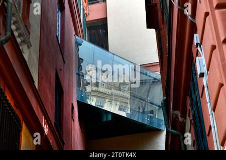 Genua, Boccanegra Gasse Stockfoto