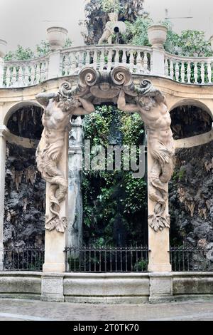 Genua, palazzo Lomellino Stockfoto