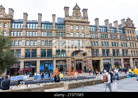 Das Corn Exchange Building im Stadtzentrum von Manchester, Manchester, England, Großbritannien, 2023 Stockfoto