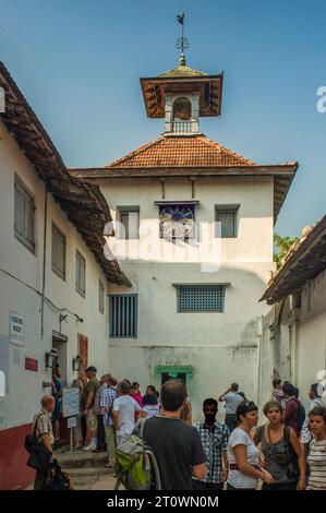 01 24 2013 Kulturerbe 1760 Uhr Turm-Paradesi Synagoge Kochi Kerala Indien Asien. Stockfoto