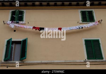 Colle Val d'Elsa Market Day Toskana Italien September 2023 Stockfoto