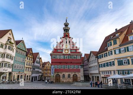 Das Alte Rathaus in Esslingen am Neckar, Baden-Württemberg, Deutschland | das Alte Rathaus in Esslingen am Neckar, Baden-Württemberg, Stockfoto