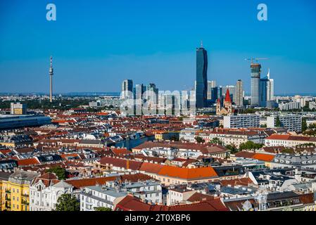 Ausblick vom Wiener Riesenrad *** Blick vom Wiener Riesenrad Credit: Imago/Alamy Live News Stockfoto