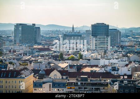 Ausblick vom Wiener Riesenrad *** Blick vom Wiener Riesenrad Credit: Imago/Alamy Live News Stockfoto