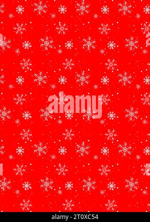 Geschenkpapier mit Weihnachtsmotiv Stockfoto