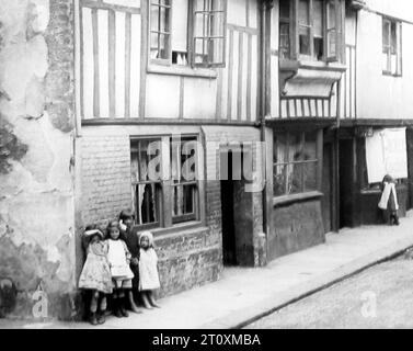 All Saints Street, Hastings, viktorianische Zeit Stockfoto