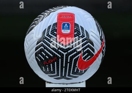 Mailand, Italien. Oktober 2023. Milano, Italia, 07.10.23 der offizielle Ball der Frauen Serie A Spiel zwischen AC Milan und Juventus FC im Vismara Sports Center in Mailand, Italia Soccer (Cristiano Mazzi/SPP) Credit: SPP Sport Press Photo. /Alamy Live News Stockfoto