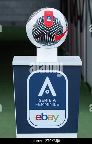 Mailand, Italien. Oktober 2023. Milano, Italia, 07.10.23 der offizielle Ball der Frauen Serie A Spiel zwischen AC Milan und Juventus FC im Vismara Sports Center in Mailand, Italia Soccer (Cristiano Mazzi/SPP) Credit: SPP Sport Press Photo. /Alamy Live News Stockfoto