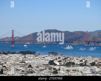 Parade der Schiffe, kostenlose Woche San Francisco 2023 Stockfoto