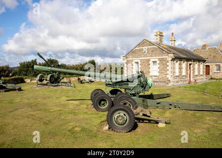 Die Burg Falmouth wurde von König Heinrich V111 zum Schutz vor französischen, spanischen und heiligen römischen Reichen errichtet, Cornwall, England, Großbritannien Stockfoto