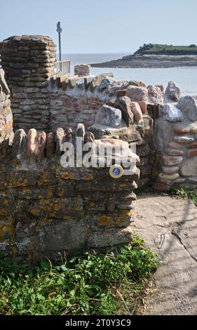 Kissing Gate Stile in Swanbridge nahe Penarth South Wales UK Stockfoto