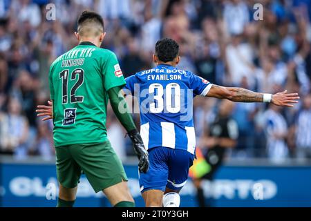 Evanilson, Spieler des FC Porto in Aktion, während der Portugal League 2023/24 - Meisterschaft am Spieltag Stockfoto