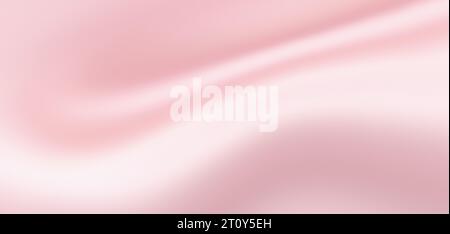 Rosa abstrakter Farbverlauf Hintergrund heller glatter Luxus Pastellsatin Vorhänge Textur Banner Design Kopierraum Stockfoto
