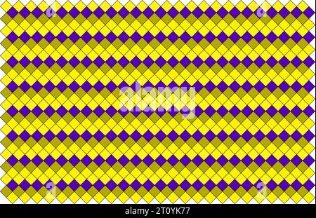 Abstrakte Dimond-Wandhintergrundtextur mit geometrischem Vektor-Illustrator. Farbdesign mit quadratischem Drahtzaun. Quadratisches Netzmuster. Stock Vektor