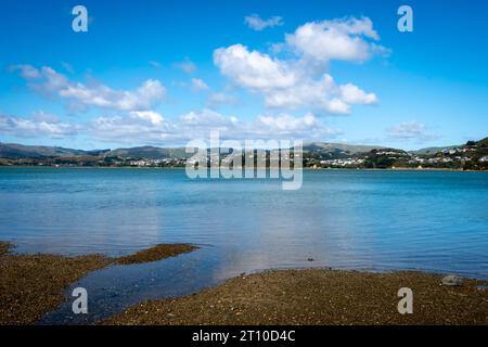 Pauatahanui Inlet, Porirua Harbour, Wellington, Nordinsel, Neuseeland Stockfoto