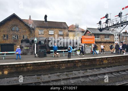 Grosmont Station, North Yorkshire Moors UK Stockfoto