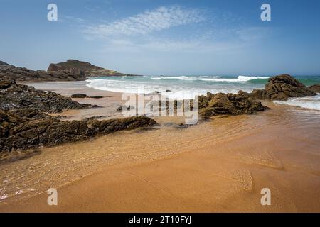 Alteirinhos Strand in Zambujeira do Mar, Portugal Stockfoto