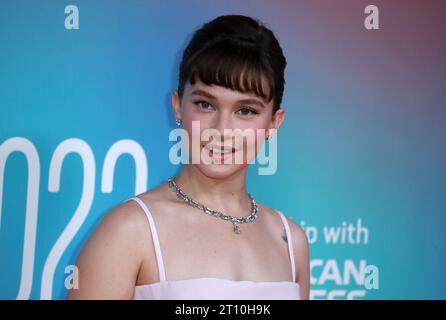 London, Großbritannien. Oktober 2023. Cailee Spaeny besucht die Premiere von Priscilla während des 67. BFI London Film Festival in der Royal Festival Hall in London. Quelle: SOPA Images Limited/Alamy Live News Stockfoto