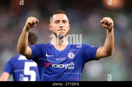 Aktenfoto vom 29-05-2019 von Eden Hazard , der seinen Ruhestand im Alter von 32 Jahren angekündigt hat. Ausgabedatum: Dienstag, 10. Oktober 2023. Stockfoto