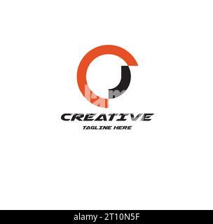 Vektorisiertes Format mit h-Letter-Logo Stock Vektor