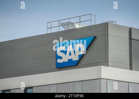 SAP Deutschland SE Zentrale , Hasso-Plattner-Ring, Walldorf, Baden-Württemberg, Deutschland Stockfoto