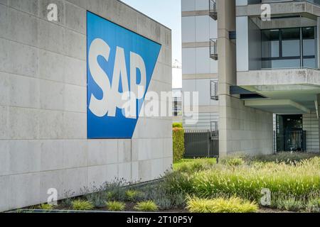 SAP Deutschland, Dietmar-Hopp-Allee, Walldorf, Baden-Württemberg, Deutschland Stockfoto