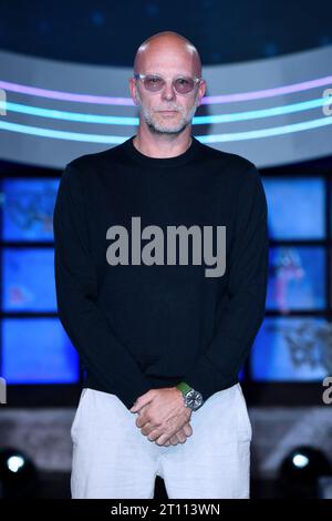 Mailand, Italien. Oktober 2023. Mailand, Präsentation der Fernsehsendung "GialappaShow" - Fabrizio Casalino Credit: Unabhängige Fotoagentur/Alamy Live News Stockfoto