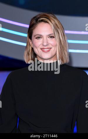 Mailand, Italien. Oktober 2023. Mailand, Präsentation der Fernsehsendung "GialappaShow" - Brenda Lodigiani Credit: Unabhängige Fotoagentur/Alamy Live News Stockfoto