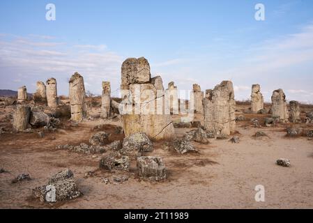 Pobiti Kamani, das Naturreservat Steinwald in der Nähe von Varna in Bulgarien, niemand Stockfoto