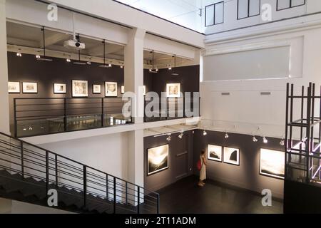 Empfangsbereich im Vorraum des Musee de la Photographie Charles Negre; Fotogalerie. 1, Place Pierre Gaultier Nizza Frankreich (135) Stockfoto