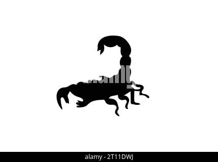 Erstaunliches Design mit minimalem Design, Arizona Bark Scorpion Icon Stock Vektor