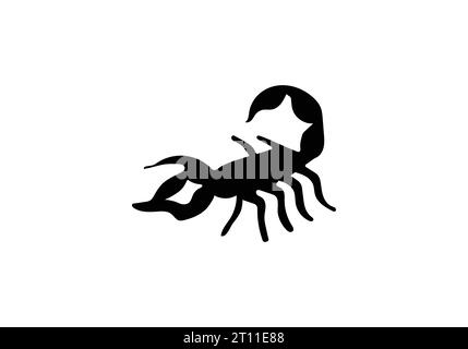 Erstaunliches Design mit minimalem Design, Arizona Bark Scorpion Icon Stock Vektor