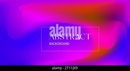 Abstrakter Hintergrund horizontale Vorlage Helles Design Farbverlauf Rosa und Blau Stock Vektor