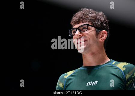 Mikey Musumeci aus den Vereinigten Staaten während der One Fight Night 15 im Lumpinee Boxing Stadium. Stockfoto