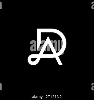 AD da-Logo, da-AD-Monogramm, ursprüngliches AD da-Logo, Buchstabe da-AD-Logo, Symbol, Vektor Stock Vektor