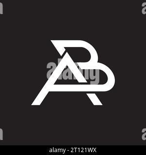 Ab-Logo, ab-Monogramm, anfängliches ab-Logo, Letter ab-Logo, Symbol, Vektor Stock Vektor