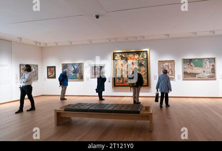 Innenraum des neuen Flügels in der Scottish National Gallery, die im September 2023 in Edinburgh, Schottland, Großbritannien, eröffnet wurde Stockfoto