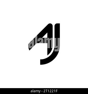 AJ-Logo, AJ-Monogramm, anfängliches AJ-Logo, AJ-Logo, Symbol, Vektor Stock Vektor
