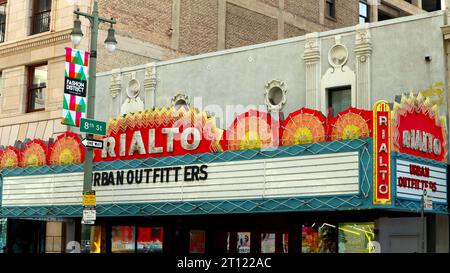 Los Angeles, Kalifornien: Rialto Theatre, historisches Theater am 812 S. Broadway im historischen Broadway Theater District in der Innenstadt von Los Angeles Stockfoto