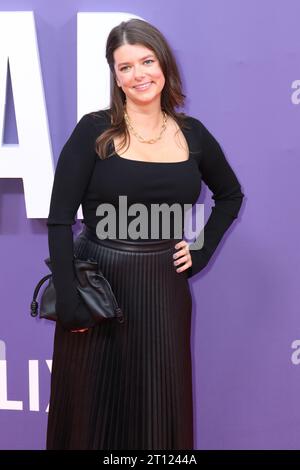 Julia Cox, Nyad, BFI London Film Festival 2023, Southbank Centre, Royal Festival Hall, London, Großbritannien, 10. Oktober 2023, Foto: Richard Goldschmidt Stockfoto