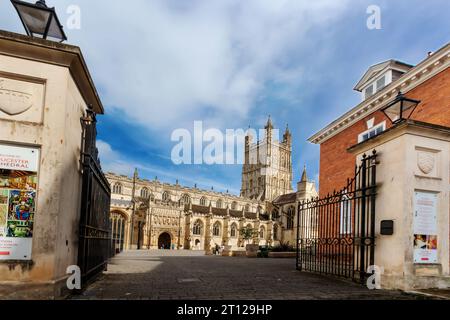 Gloucester Cathedral, Gloucester, Cathedral Church of St Peter. Gloucestershire, Großbritannien. Stockfoto