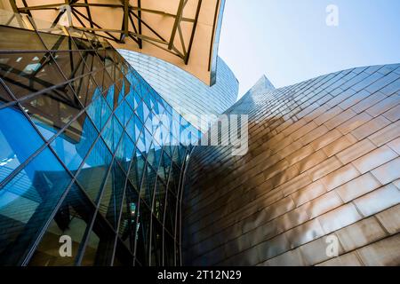 Guggenheim Museum Bilbao, Architekt Frank O. Gehry, Bilbao, Baskenland, Spanien Stockfoto