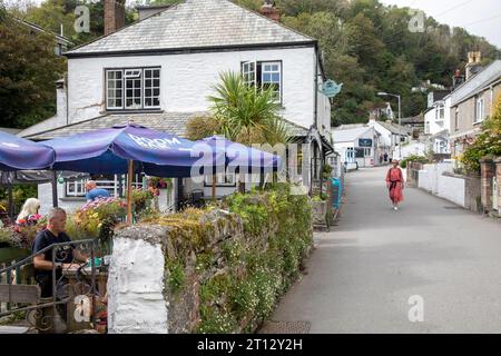 Polperro Village in Cornwall Stockfoto