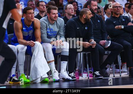 Oktober 2023; Wizink Center, Madrid, Spanien, Basketball-freundlich, Real Madrid versus Dallas Mavericks; Credit: Action Plus Sports Images/Alamy Live News Stockfoto