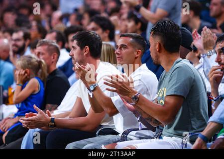 Oktober 2023; Wizink Center, Madrid, Spanien, Basketball-freundlich, Real Madrid versus Dallas Mavericks; Credit: Action Plus Sports Images/Alamy Live News Stockfoto