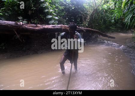 Chittagong Bangladesch 18. September 2023, Daily Life of People Sitakunda Khoiyachora Wasserfälle in Chittagong Hill Tracts, Bangladesch. Nazmul islam/alam Stockfoto