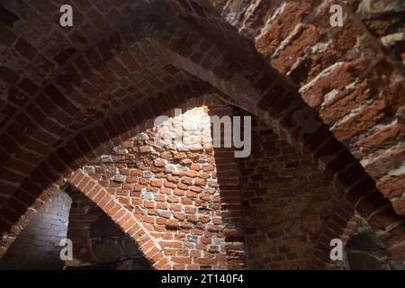 Gotische Backsteinburg ein Kapitelhaus des Bistums Pomesanien, erbaut im Stil der Schlossarchitektur des Deutschen Ordens in Kwidzyn, Polen © Wojciech Strozyk Stockfoto