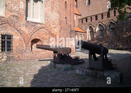 Gotische Backsteinburg ein Kapitelhaus des Bistums Pomesanien, erbaut im Stil der Schlossarchitektur des Deutschen Ordens in Kwidzyn, Polen © Wojciech Strozyk Stockfoto